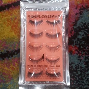 Simplosophy 5 Pairs of Natural Looking Lashes